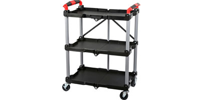 Utility Tool Cart with 3 Shelves