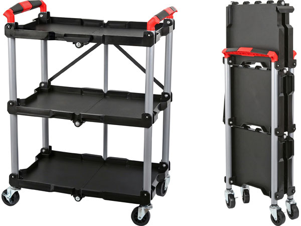 Utility Tool Cart with 3 Shelves
