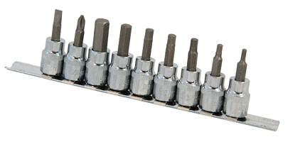 Hex Bit Set with 3/8in.Dr Sockets
