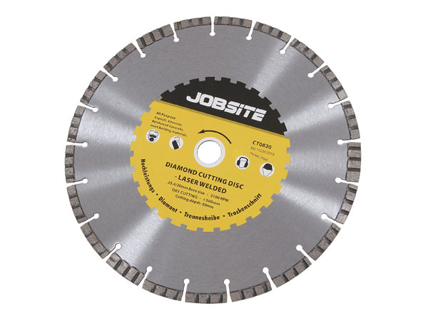 300mm Laser Welded Diamond Disc