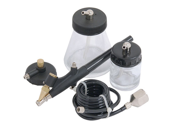 Air Brush Kit with Jars and Hose