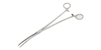 380mm Curved Forceps