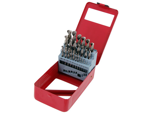 HSS Drill Set with metal case