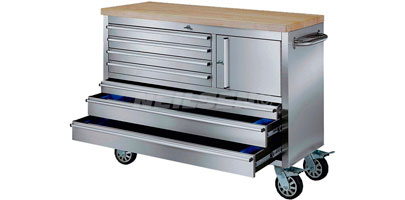 Stainless Steel Mobile Workbench