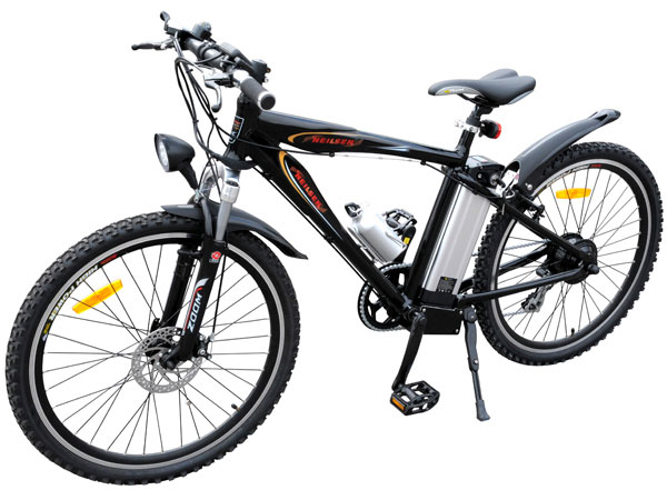 Bicycle with Electric Motor 