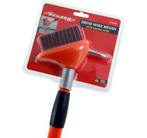 Patio Wire Brush with Extending Pole