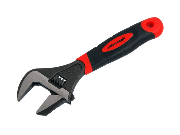 Adjustable Wrench with Extra Wide Jaws