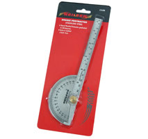 Stainless Steel Rule and Protractor