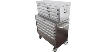 36in. Stainless Steel Roller Cabinet
