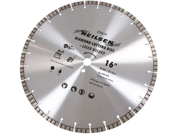 400mm Laser Welded Diamond Disc
