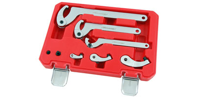 Adjustable Hook and Pin Wrench Set