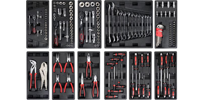 6 Drawer Tool Cabinet with Tools