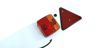 12V Towing Board with integral lights