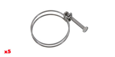 75mm Water Pump Hose Clamps
