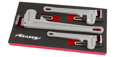 Aluminium Pipe Wrench Set