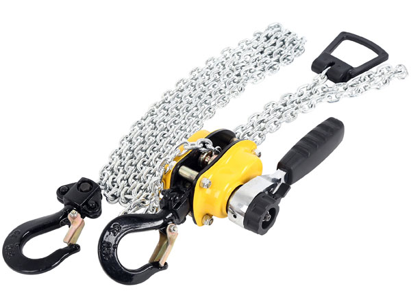 Lever Hoist with Chain and Hooks