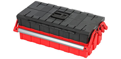 Cantilevered Plastic Tool Box